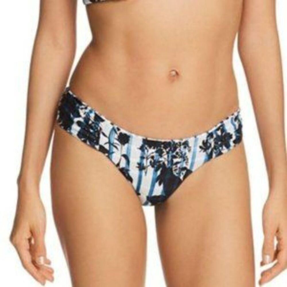 NWT Lucky Brand Reversible Floral/ Geometric Design Bikini